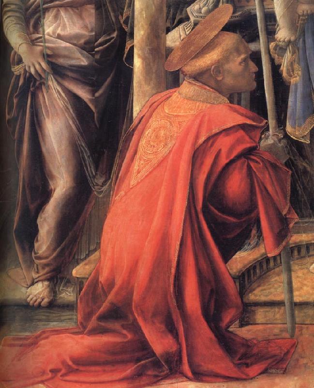 Fra Filippo Lippi Details of Madonna and Child with Angels,St Frediano and St Augustine oil painting picture